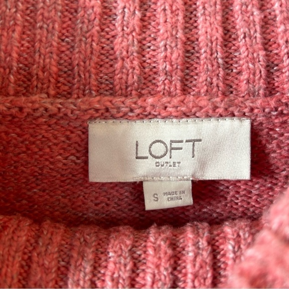 LOFT Sweater Pink Small - Picture 4 of 11